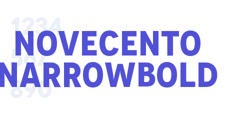 Novecento NarrowBold-font-download