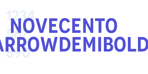 Novecento NarrowDemiBold-font-download