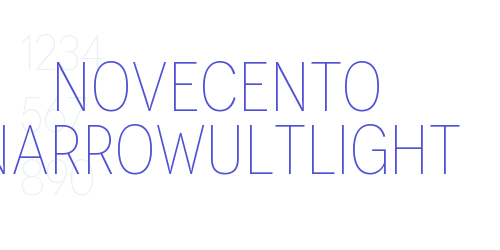 Novecento NarrowUltLight-font-download