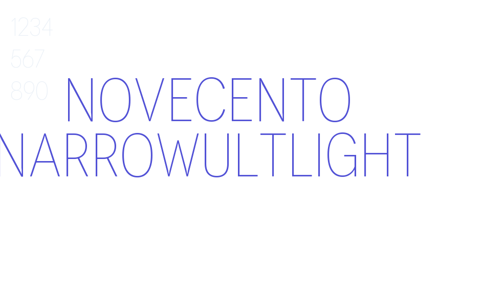 Novecento NarrowUltLight-font-download