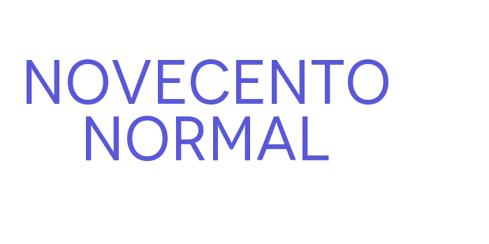 Novecento Normal Font Download