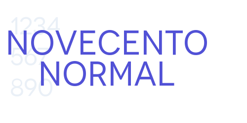 Novecento Normal-font-download
