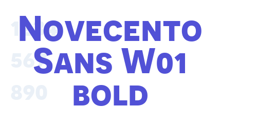Novecento Sans W01 bold-font-download