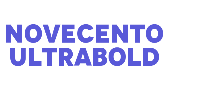 Novecento UltraBold Font Download