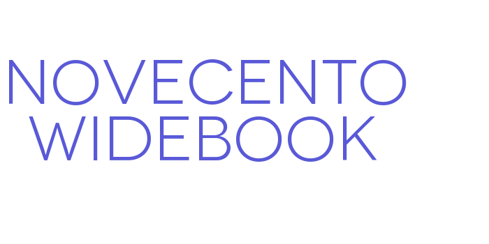 Novecento WideBook Font Download