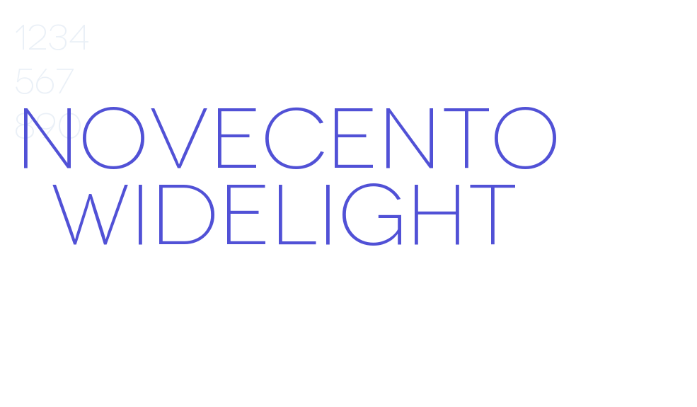 Novecento WideLight-font-download