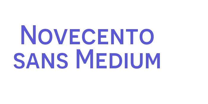 Novecento sans Medium Font Download