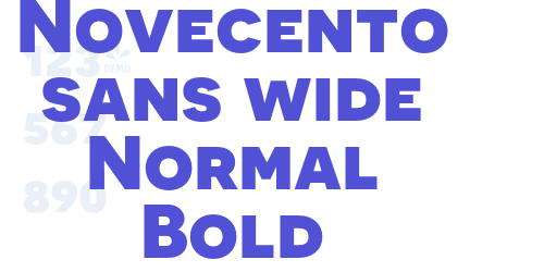Novecento sans wide Normal Bold-font-download