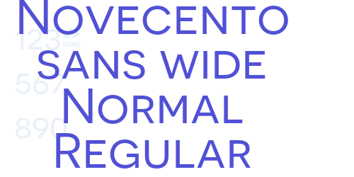 Novecento sans wide Normal Regular-font-download
