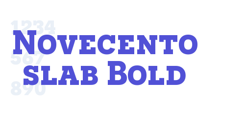 Novecento slab Bold-font-download