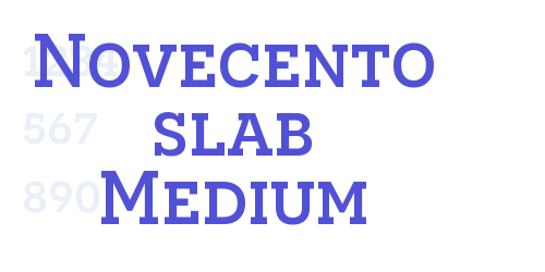 Novecento slab Medium-font-download