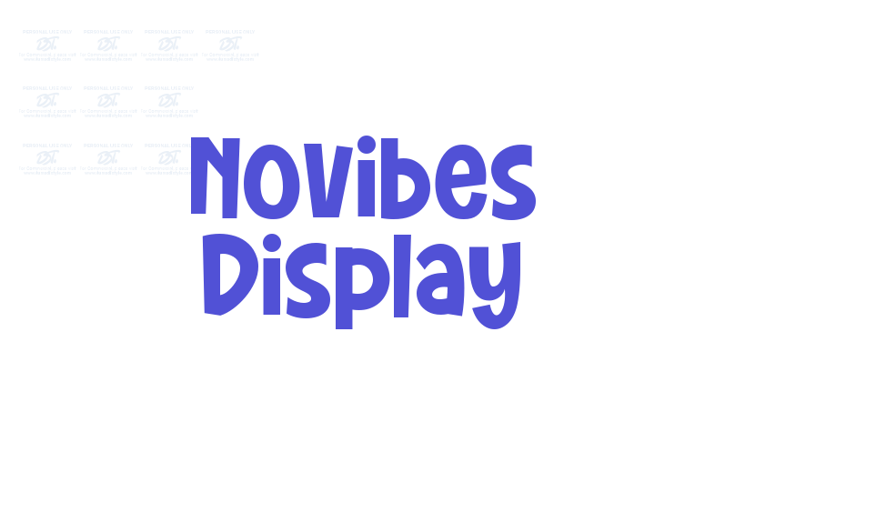 Novibes Display-font-download