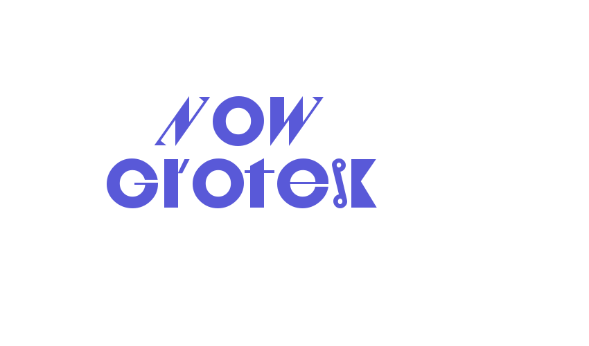 Now Grotesk Font