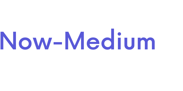 Now-Medium Font Download