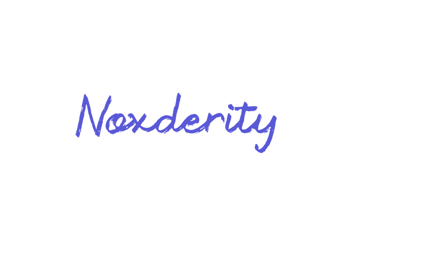 Noxderity Font