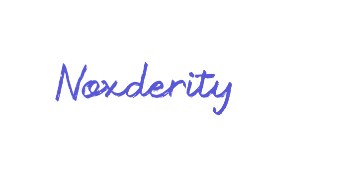 Noxderity Font Download