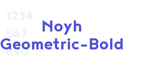 Noyh Geometric-Bold-font-download