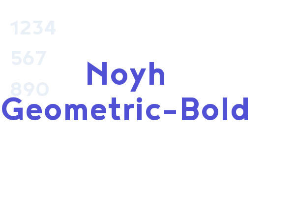 Noyh Geometric-Bold