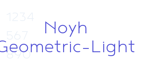 Noyh Geometric-Light-font-download