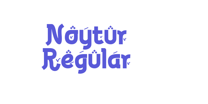 Noytur Regular Font Download