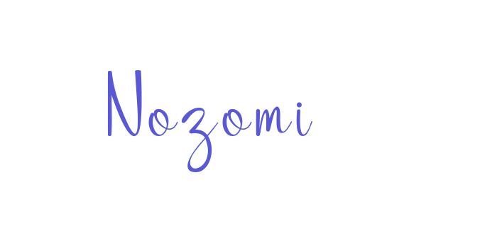 Nozomi Font