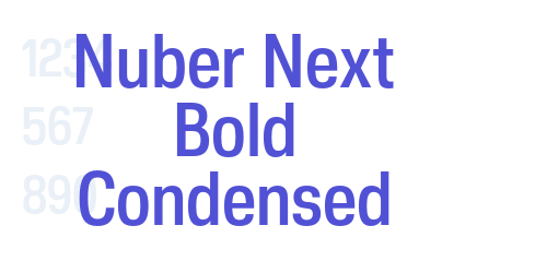 Nuber Next Bold Condensed-font-download