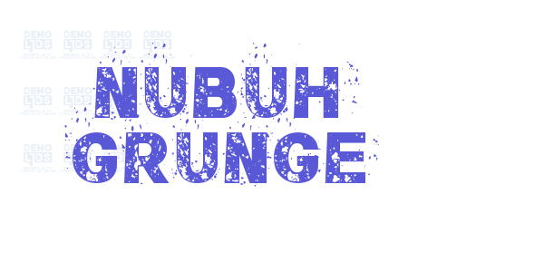 Nubuh Grunge font free