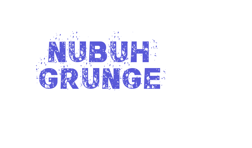 Nubuh Grunge Font Download