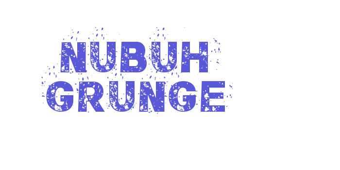 Nubuh Grunge Font Download