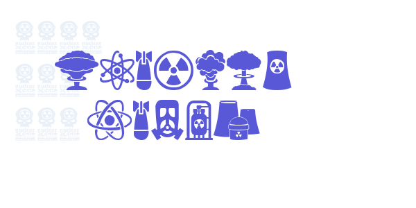 Nuclear Icons font