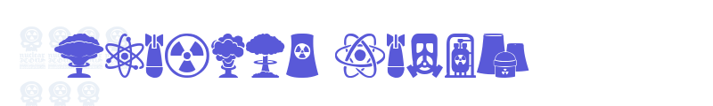 Nuclear Icons font download