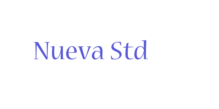 Nueva Std Font Download