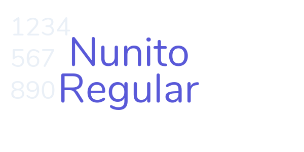 Nunito Regular font free