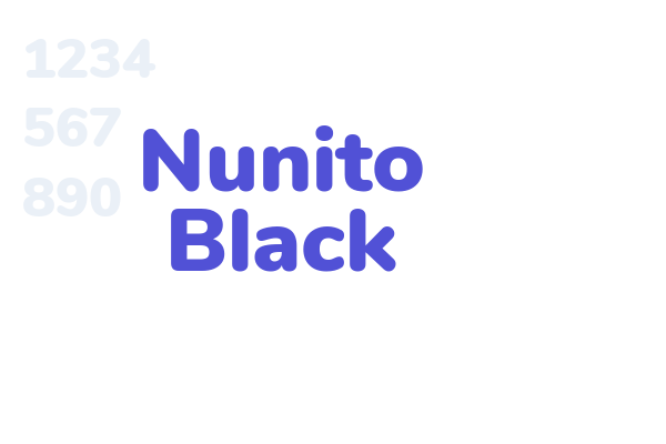 Nunito Black