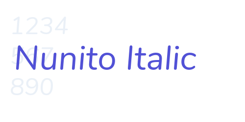 Nunito Italic