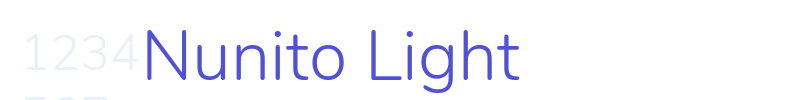 Nunito Light-font