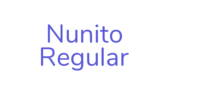 Nunito Regular Font Download