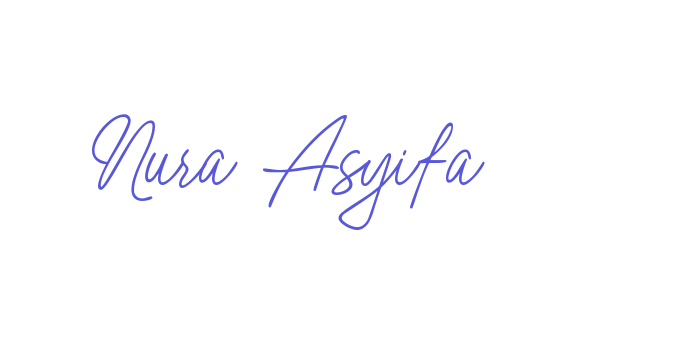 Nura Asyifa Font Download