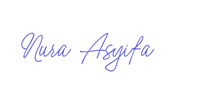 Nura Asyifa Font