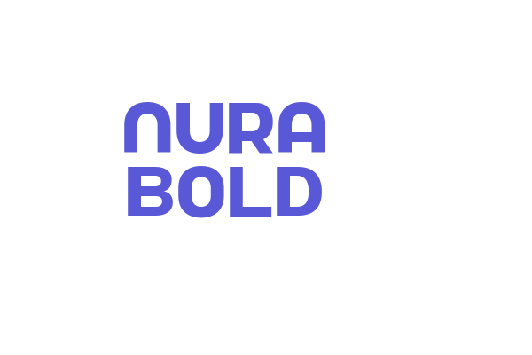 Nura Bold Font