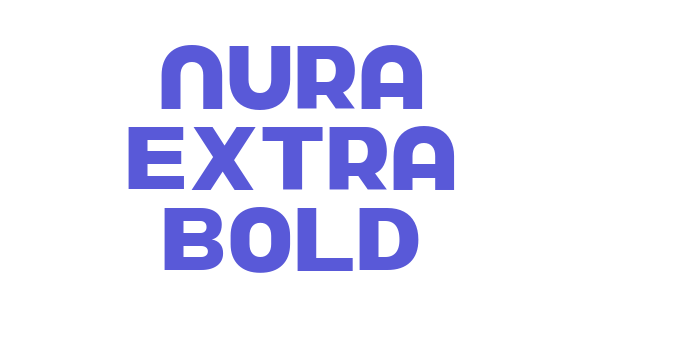 Nura Extra Bold Font Download