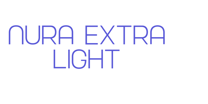 Nura Extra Light Font Download