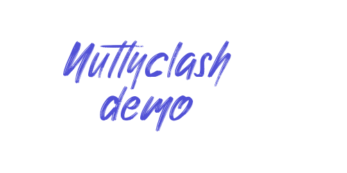 Nuttyclash demo-font-download