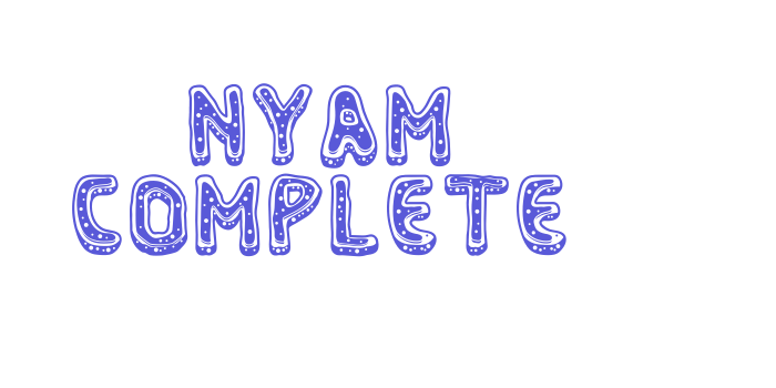 Nyam Complete Font Download