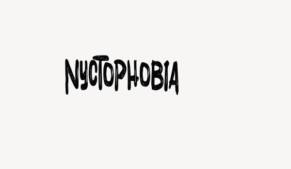 Nyctophobia Font