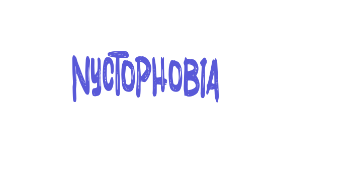 Nyctophobia Font