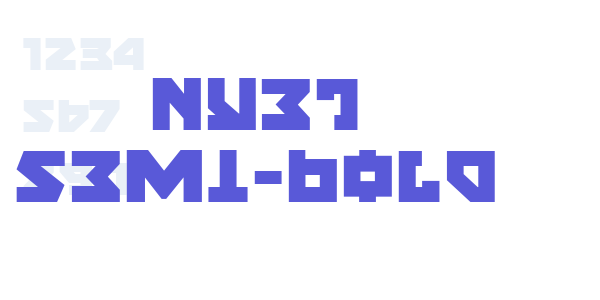 Nyet Semi-Bold font free