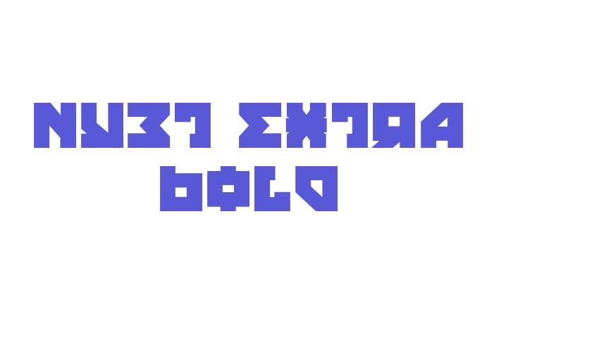 Nyet Extra Bold Font Download