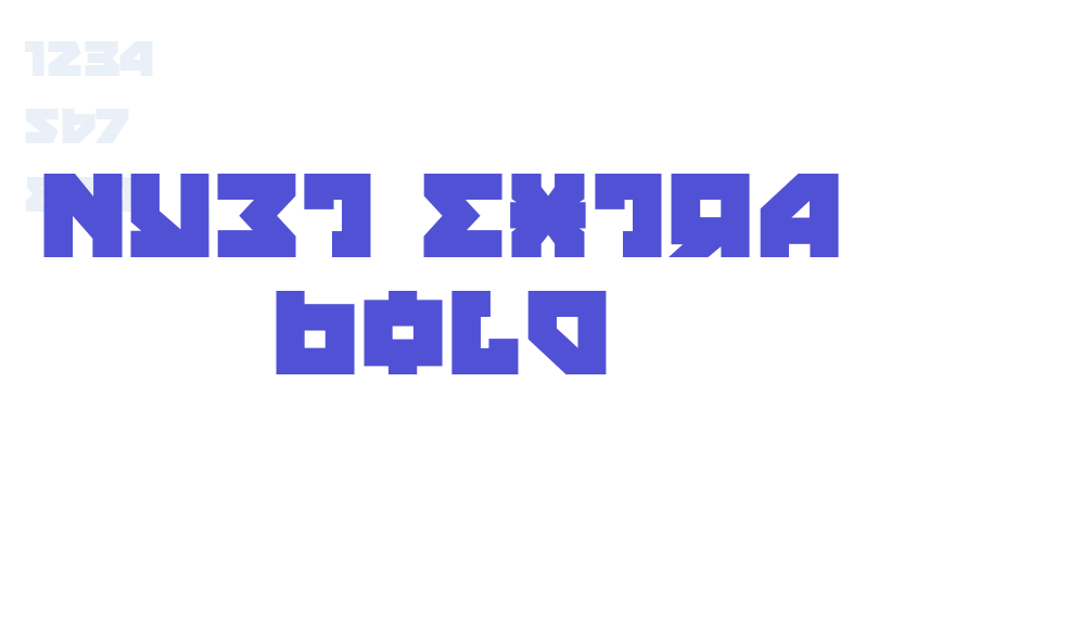 Nyet Extra Bold-font-download