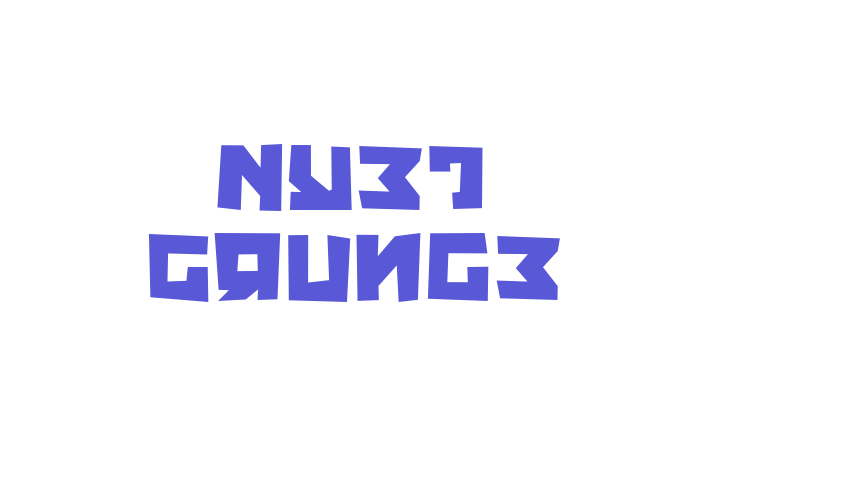 Nyet Grunge Font Download